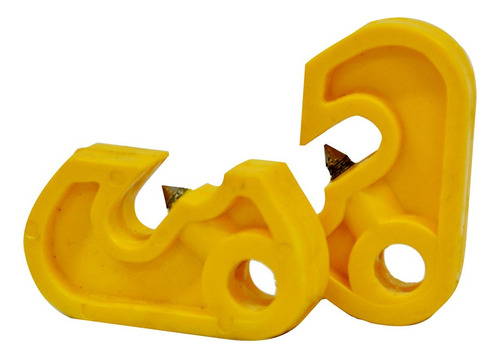 Mini bloqueador de disyuntores amarillo largo 55 mm