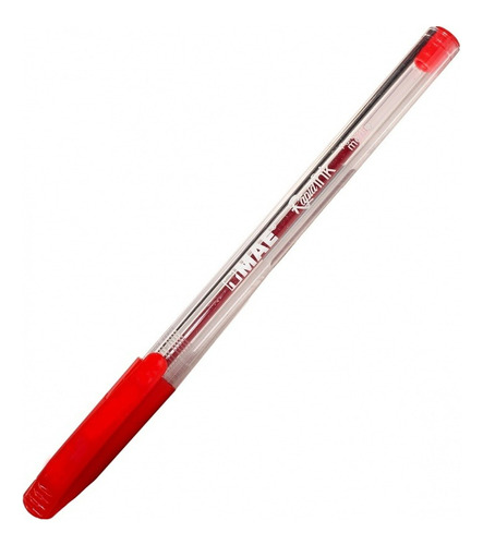 12 Boligrafos Punto Mediano Plumas Triangular Ultra Suave Color de la tinta Rojo