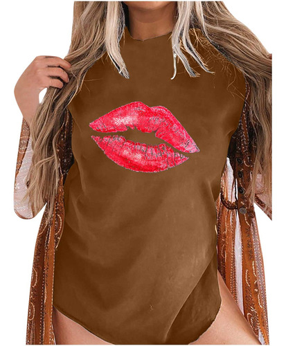 H8 Blusa Mujer Cuello Redondo Hombros Caídos Mangas Dist 935