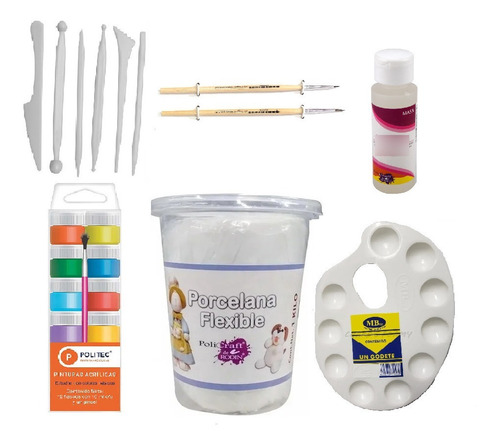 Kit De Manualidades Con 1 Kg De Pasta Francesa