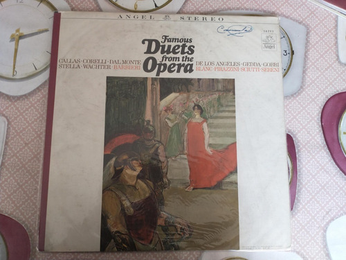 Lp 33 Famous Duets From The Opera Callas, Corelli, Dal Monte