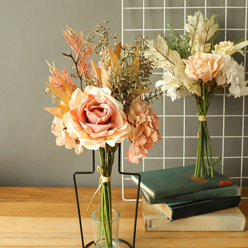 Artificial Flowers Bouquet Arrangement For Wedding Kitchen