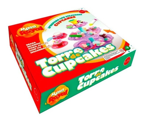 Torre De Cupcakes Kit Masa Royal +3 Años Active+