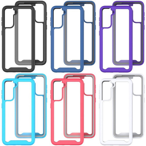 Funda Aura Para Samsung Galaxy S21 Sm-g991 Proteccion 360 Color Negro