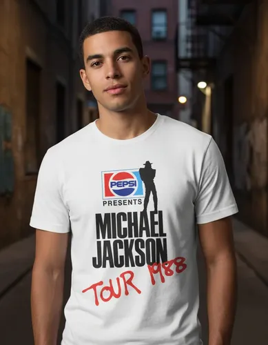 Camiseta Michael Jackson Rei Do Pop World Tour 1988 | Parcelamento