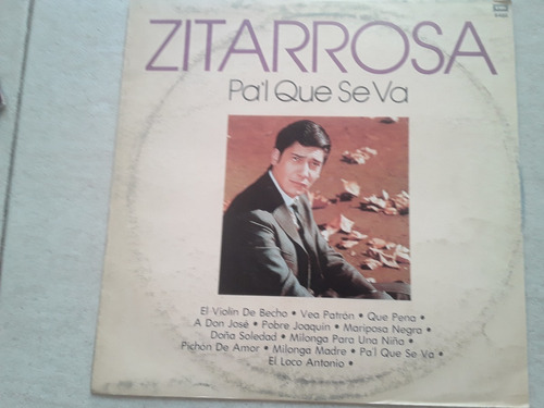 Zitarrosa - Pa´l Que Se Va - Vea Patrón - Lp Vinilo / Kktus