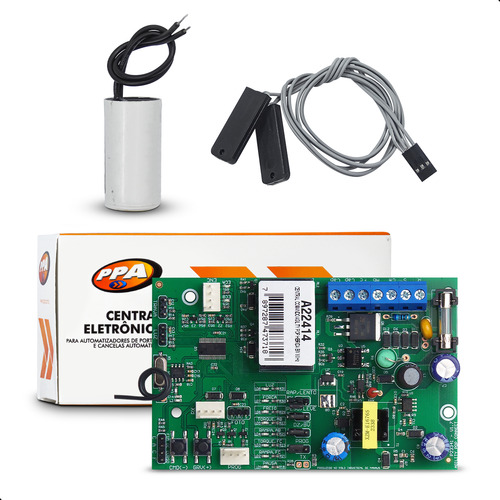Kit Central Placa Motor Ppa Pop Capacitor Fim De Curso Reed Frequência Fim De Curso Dz Capacitor 12uf