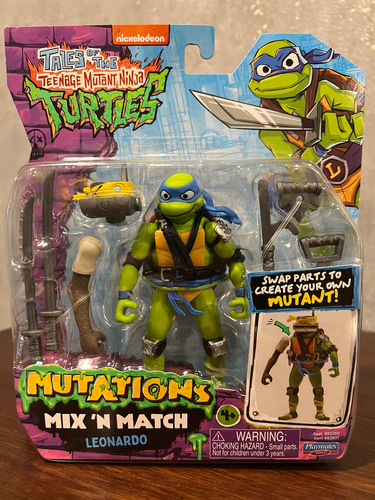 4 Figuras De Las Tortugas Ninja Tmnt - Mix N Match (Usado)