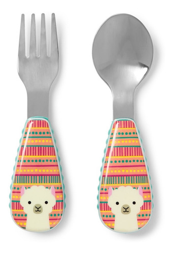Imagen 1 de 1 de Set Cuchara Y Tenedor Llama