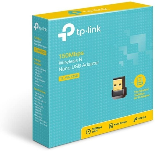 Ltc Adaptador Tplink Usb Nano Inalámbrico Tl-wn725n 150mb