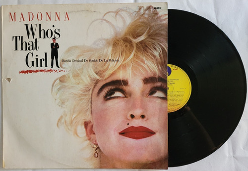 Madonna Who 's That Girl Banda Pelicula Vinilo Lp Arg 1987