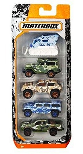 Matchbox 2017 Camo Trucks Hummer Ford 5 Pack