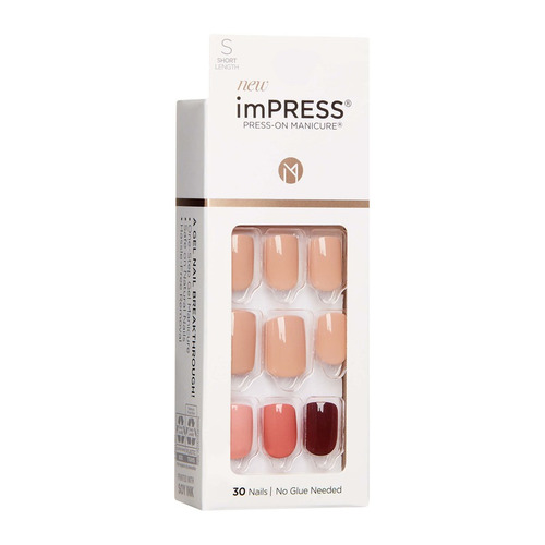Imagen 3 de 7 de Uñas Postizas Impress Before Sunset Kiss