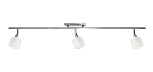 Imagen 1 de 10 de Lampara Aplique Plafon Techo 3 Luz Sistema Recto Led