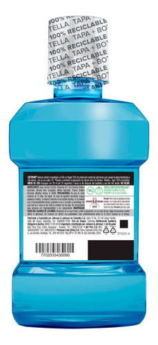 Enjuague Bucal Listerine® Control Sarro Con Alcohol 180 Ml