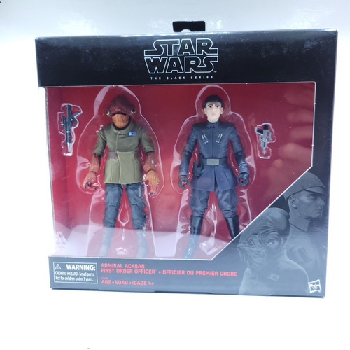 Admiral Ackbar, First Order Officer Pack Black Series 