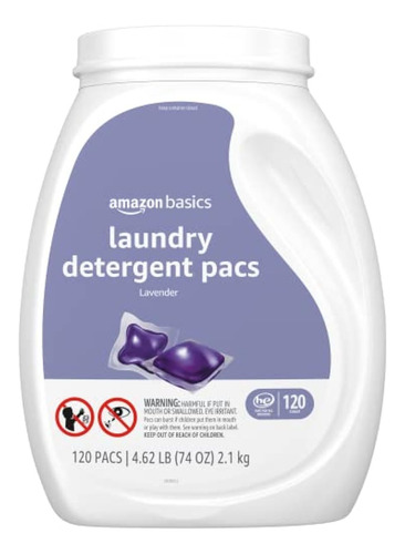 Amazon Basics Paquetes De Detergente Para Ropa,
