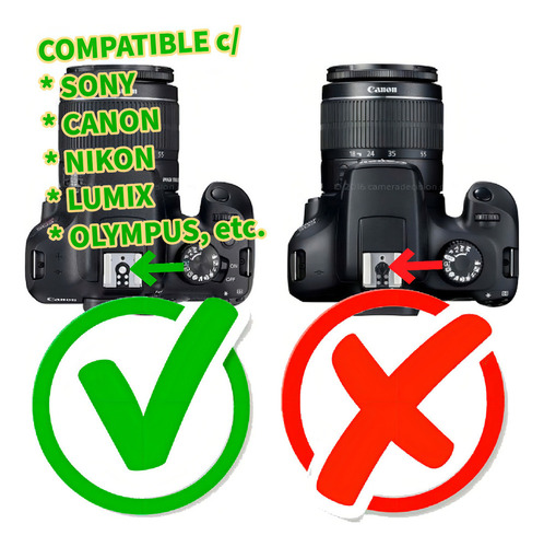 . Godox Tt520-ii Flash + Gatilho | Canon, Nikon, Sony,