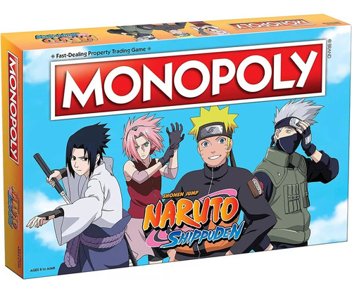 Juego De Mesa Monopoly Naruto Shippuden