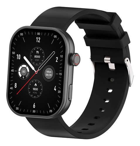 Relógio Smartwatch Haiz My Watch 2 Pro Com Botão Fitness Caixa Preto Pulseira Preto Bisel Preto