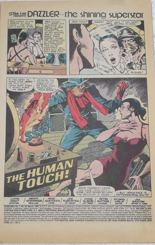 Historieta Comic ** Dazzler ** Nº 36 Marvel Ingles Antigua (Usado)