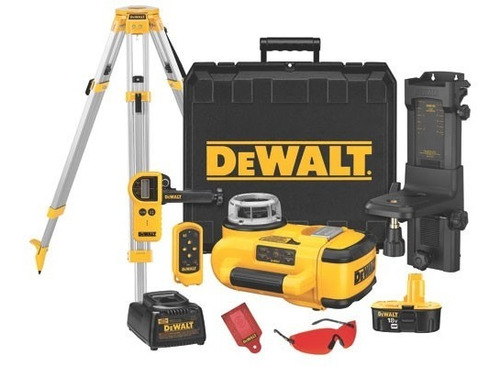 Kit Laser Rotativo Auto Nivel 220v Dewalt Dw079kdt + Dw0736