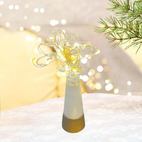 2 Luces De Corcho, Lámpara Led Usb Para Cálido