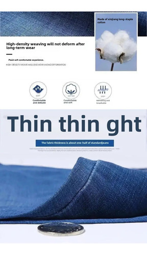 Pantalones Vaqueros Elásticos Rectos Casuales De Talla Grand