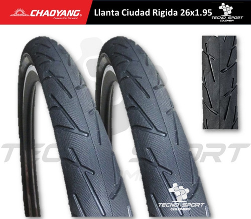 Imagen 4 de 7 de Llanta Bicicleta Chaoyang Rin 26 Coraza Mtb X 2 Unidades