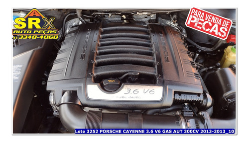 Sucata Porsche Caye 3.6 V6 Gas Aut 300cv 2013 Blindada Pecas