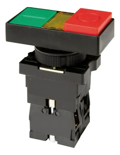 Botão Comando Duplo 1na+1nf Com Iluminação Led 24vca