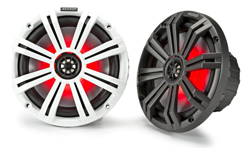 Cornetas Marinas Kickers Km8 300w Led Rgb Fuera De Borda