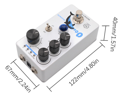 Pedal De Efeito De Guitarra Moskyaudio Distorção/overdrive,