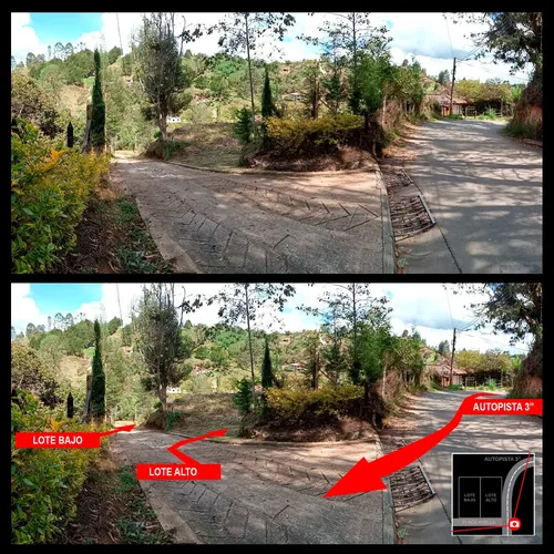 Lote Guarne, Vereda Chaparral- 3 Minutos Autopista