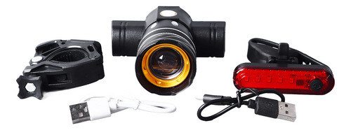 Juego De Luces Para Bicicleta Luz Led Delantera Y Trasera
