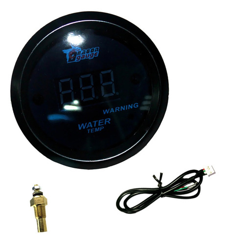 2 "52mm Universal Carro Caminhão Digital Azul Led