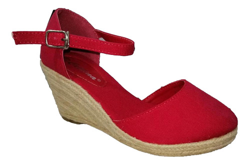 Imagen 1 de 1 de Sandalia De Mujer F1415 Rojo