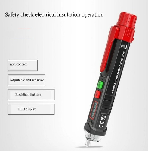Tester Sensor Detector Lapiz Voltaje 12v-1000 V Led Light