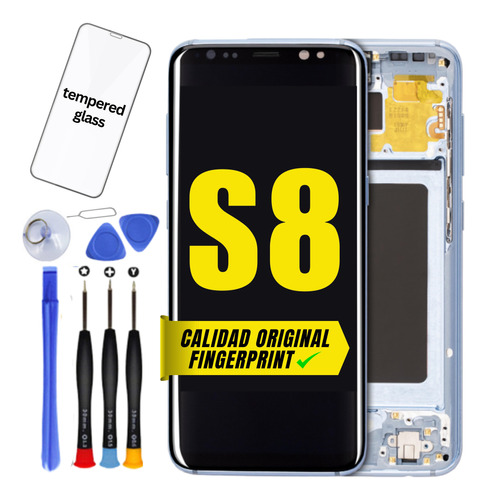 Pantalla Lcd Amoled Negra Para Samsung S8