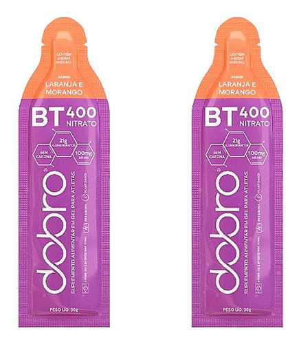Kit 2x: Bt Nitrato Laranja Com Morango Gel Dobro 30g