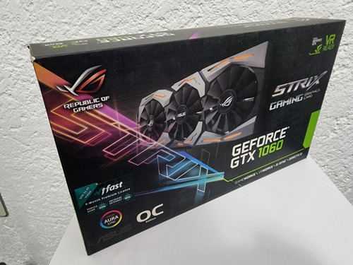 Tarjeta Gráfica Asus Rog Strix Gtx 1060 Oc 6gb