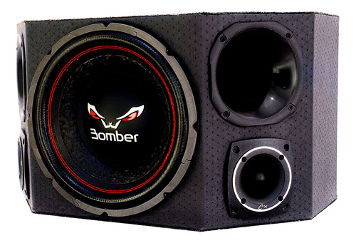 Caixa Trio Bomber Completa Bicho Papão Sub 12 Pol 600wrms