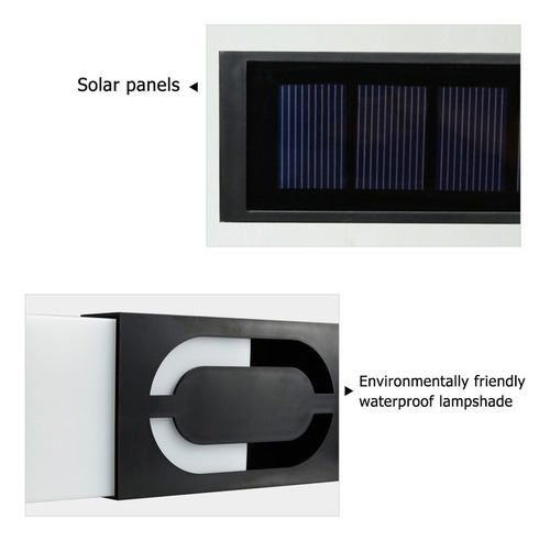 Lámpara Solar Led Para Letrero De Dirección