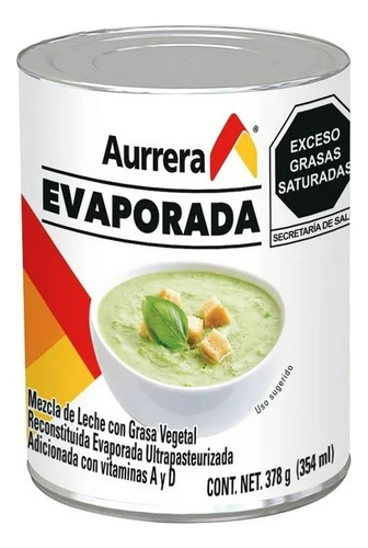 Producto Tipo Leche Aurrera Natural 378 G