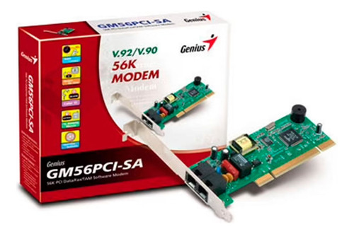 Tarjeta Genius Fax 56k Gm56pci-sa