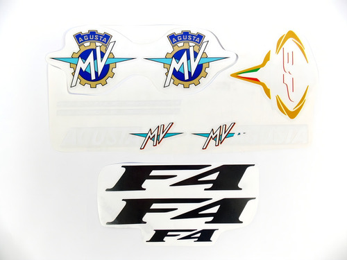 Kit Adesivo Para Mv Agusta F4 15214 Cor PRETO/AZUL/VERMELHO/VERDE