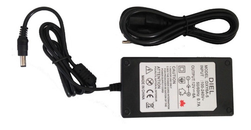Fonte Chaveada 12v 5a P/ Cftv Fita Led Som Automotivo