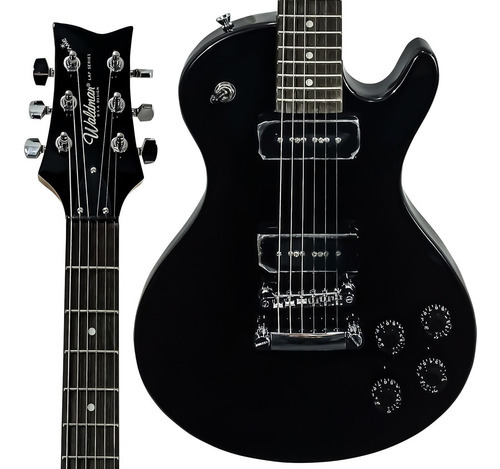 Guitarra Les Paul Waldman Glp-190 Orientação Da Mão Destro Cor Preto