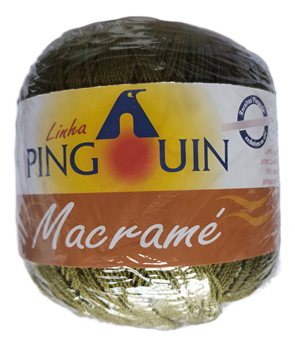 1 Kilo Macramé Pingouin De Algodón 100% Ovillo De 100g Verde Musgo