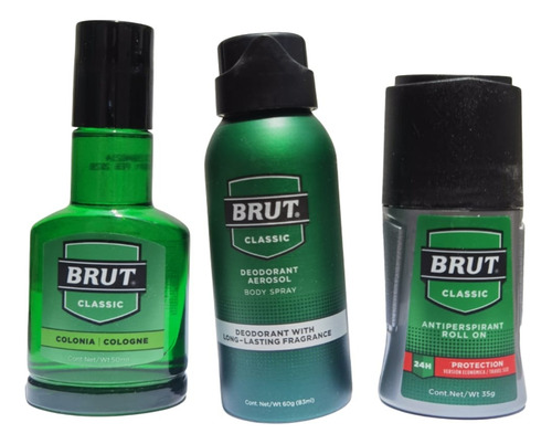 Pack Brut Classic Eau De Cologne Para Caballero Volumen De La Unidad 49.9 Ml